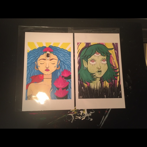 Lotus goddess print - Picture 3 of 3